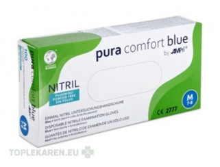 AMPri Pura Comfort Blue Nitrilové rukavice