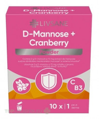 LIVSANE D-Mannose + Cranberry