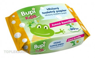 Bupi KIDS Vlhčený toaletný papier Jemná kamilka