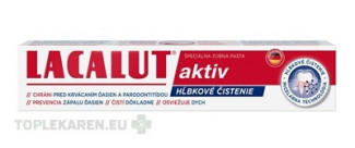 LACALUT AKTIV Hĺbkové čistenie Zubná pasta