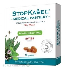 STOPKAŠEĽ Medical pastilky Dr. Weiss