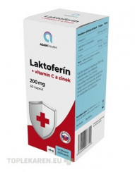 ADAMPharm Laktoferín 200 mg + vitamín C a zinok