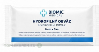 BIOMIC Obväz hydrofilný sterilný