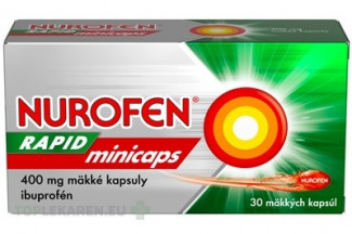Nurofen Rapid Minicaps 400 mg mäkké kapsuly
