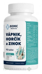 BIOMIC VÁPNIK, HORČÍK, ZINOK