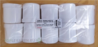 Kelímok biely + skrutkovací uzáver 250 g- FAGRON/K