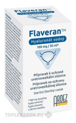 Flaveran Hyaluronát sodný 100 mg/50 ml