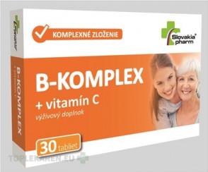 Slovakiapharm B-KOMPLEX + vitamín C