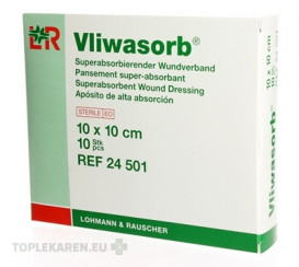 VLIWASORB Krytie na rany 10x10 cm