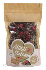 topnatur Müsli srdcom MALINA & Belgická čokoláda