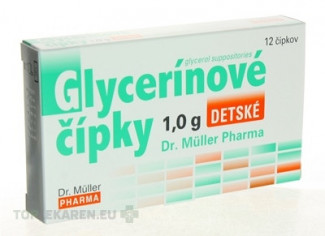 Dr. Müller Glycerínové čípky 1,0 g