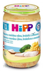 HiPP Príkrm Cestoviny s morskou rybou