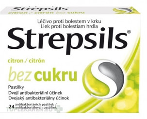 Strepsils Citrón bez cukru