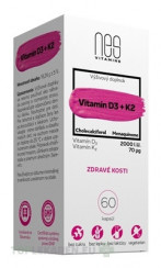 nesVITAMINS Vitamin D3 2000 I.U. + K2 70 μg