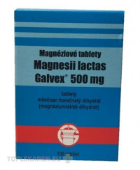 Magnesii lactas Galvex 500 mg