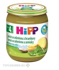 HiPP Príkrm BIO Špenát so zeleninou a zemiakmi