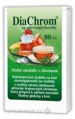 DiaChrom s glykozidmi steviolu