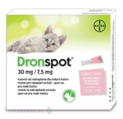 Dronspot 30 mg/7,5 mg spot-on (2 pipety)
