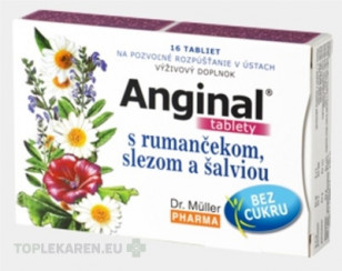 Dr. Müller ANGINAL s rumančekom, slezom a šalviou